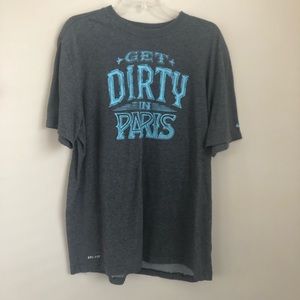 Nike get dirty in Paris Graphic t shirt
